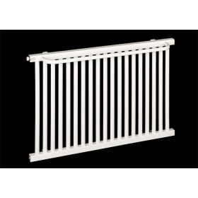 Grzejnik łazienkowy podokienny Luxor LUX-O biały 530x800 mm 760W podłączenie boczne