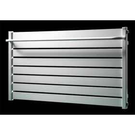 Grzejnik łazienkowy podokienny LUX-OP płaski 570x1000 mm 950W podłączenie boczne biały