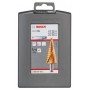 Bosch 3-częściowy zestaw wierteł stopniowych HSS-TiN