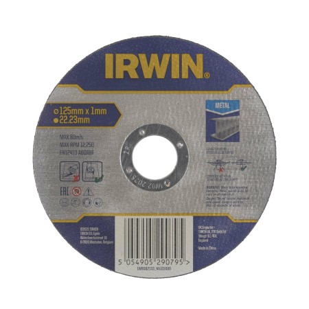 IRWIN TARCZA DO CIĘCIA METALU PŁASKA 125mm x 1,0mm x 22,23mm