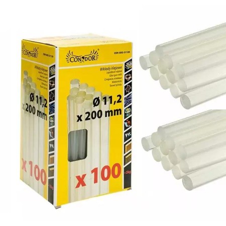 WKŁAD KLEJOWY 11,2x200mm /1kg PRZEZROCZYSTY