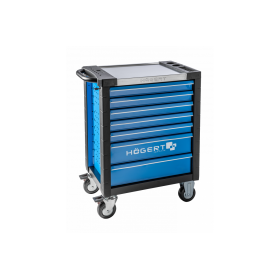 HOGERT SZAFKA WARSZTATOWA 7 SZUFLAD Z NARZĘDZIAMI 346el.