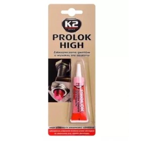 K2 KLEJ DO GWINTÓW PROLOK T275 HIGH CZERWONY 6ML