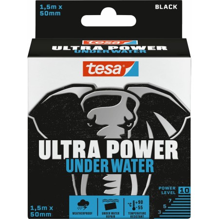 TESA TAŚMA NAPRAWCZA CZARNA 1,5m x 50mm ULTRA POWER WODOODPORNA