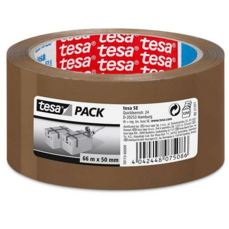 TESA TAŚMA PAKOWA STANDARD 66m x 48mm BRĄZ