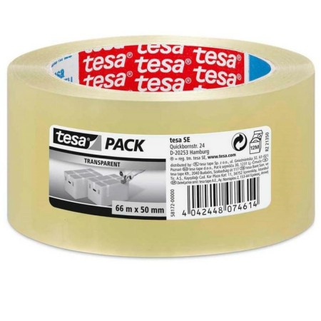 TESA TAŚMA PAKOWA STANDARD 66m x 48mm BEZBARWNA