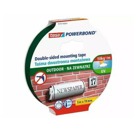 TESA TAŚMA DWUSTRONNA POWERBOND 5m x 19mm ZEWNĘTRZNA