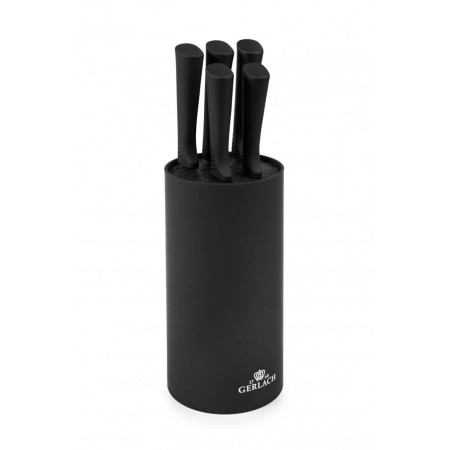 GERLACH.ZESTAW NOŻY W BLOKU  5szt. SMART BLACK