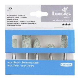 LUKAS ŚCIERNICA TRZPIENIOWA ZESTAW 5szt. CERAMICZNE NIERDZEWKA/STAL