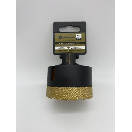KORONA DIAMENTOWA M14  65mm WIERCENIE NA SUCHO /INDIAN PROFESSIONAL