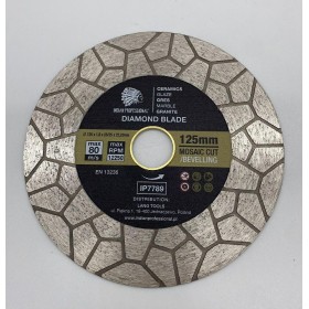 TARCZA DIAMENTOWA 125mm x 2,0mm x 22,2mm MOSAIC CUT /INDIAN PROFESSIONAL