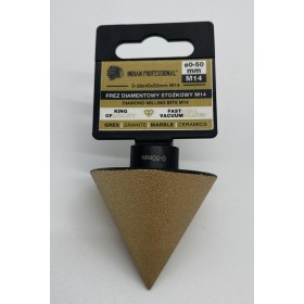 FREZ DIAMENTOWY STOŻKOWY M14  2-48mm /INDIAN PROFESSIONAL
