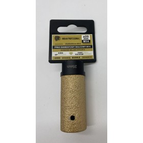 FREZ DIAMENTOWY WALCOWY M14  25mm /INDIAN PROFESSIONAL