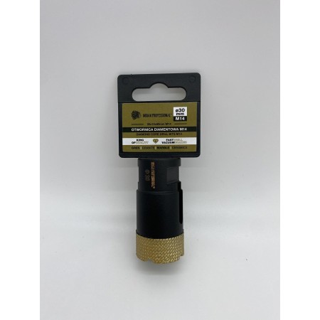 KORONA DIAMENTOWA M14  30mm WIERCENIE NA SUCHO /INDIAN PROFESSIONAL