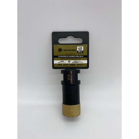 KORONA DIAMENTOWA M14  25mm WIERCENIE NA SUCHO /INDIAN PROFESSIONAL