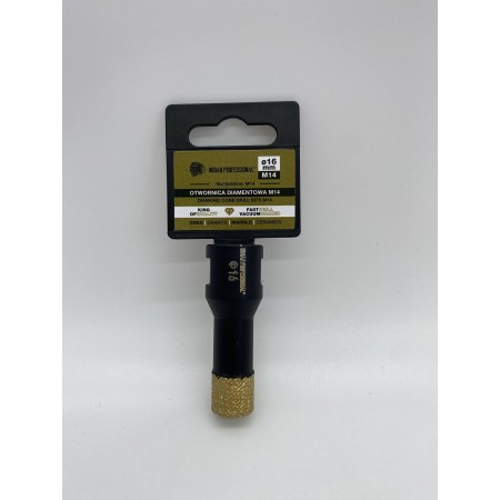 KORONA DIAMENTOWA M14  16mm WIERCENIE NA SUCHO /INDIAN PROFESSIONAL