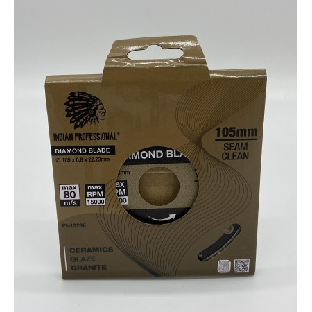 TARCZA DIAMENTOWA 105mm x 0,8mm x 22,2mm SEAM CLEAN DO FUG  /INDIAN PROFESSIONAL