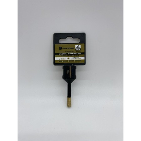 KORONA DIAMENTOWA M14   6mm WIERCENIE NA SUCHO /INDIAN PROFESSIONAL