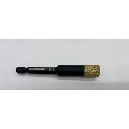 KORONA DIAMENTOWA HEX  12mm  WIERCENIE NA SUCHO /INDIAN PROFESSIONAL