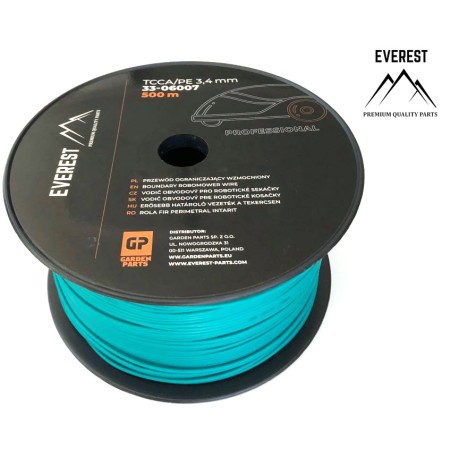 PRZEWÓD OGRANICZAJĄCY WZMOCNIONY TCCA/PE 3,4mm 500m EVEREST