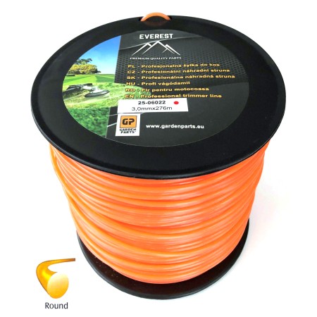 ŻYŁKA TNĄCA OKRĄGŁA 3,0mm 276M EVEREST