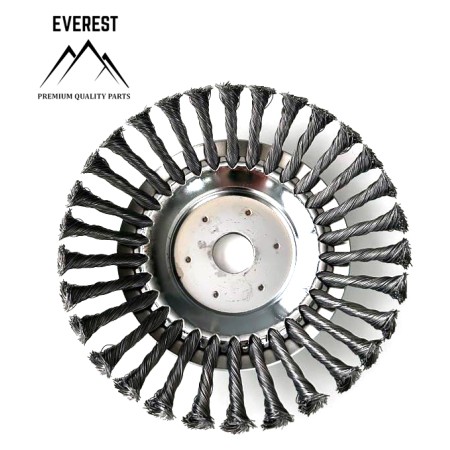 SZCZOTKA DRUCIANA DO KOS SPALINOWYCH 20cm EVEREST