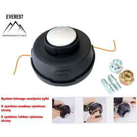 GŁOWICA ŻYŁKOWA PÓŁAUTOMATYCZNA PRO  10x1.25Z EVEREST