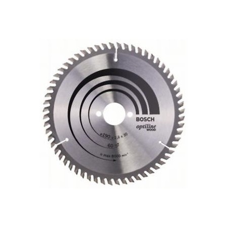 Tarcza pilarska PRO Wood 190 mm, 60 zębów ATB – precyzyjne cięcie drewna