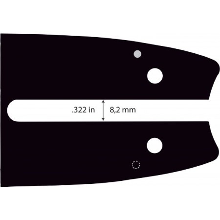 PROWADNICA 14" 3/8LP 1,3mm 50ogn. EVEREST