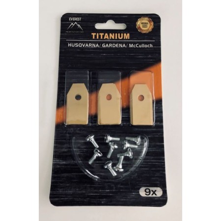 NÓŻ AUTOMOWER HUSQVARNA GARDENA 35mm TYTAN KPL. 9 szt. EVEREST