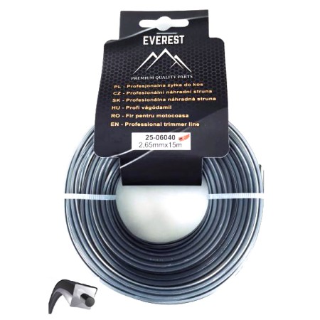 ŻYŁKA TNĄCA DUAL POWER LINE 2,65mm 15M EVEREST