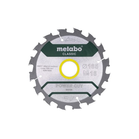 METABO PIŁA TARCZOWA HW/CT 165x30x16z    POWER CUT WOOD CLASSIC