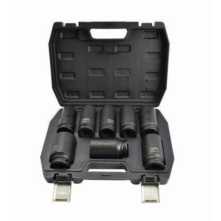 AWTOOLS ZESTAW NASADEK UDAROWYCH 3/4" 8cz. DŁUGIE BLACK LINE