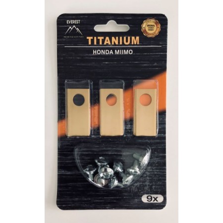 NÓŻ ROBOTÓW KOSZĄCYCH HONDA TYTAN KPL. 9 szt. EVEREST