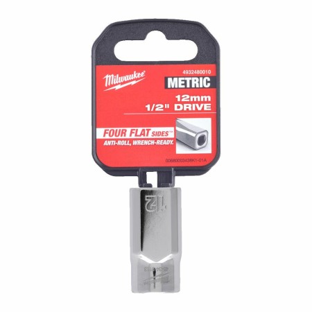 MILWAUKEE NASADKA 1/2" KRÓTKA 12mm