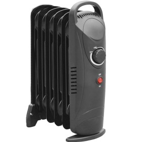 GRZEJNIK OLEJOWY  5-ŻEBEREK 250W/500W CZARNY