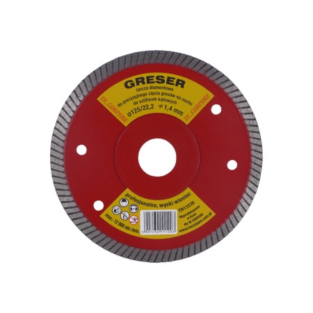 Tarcza diamentowa In Corpore 125 mm do gresu DEKTON