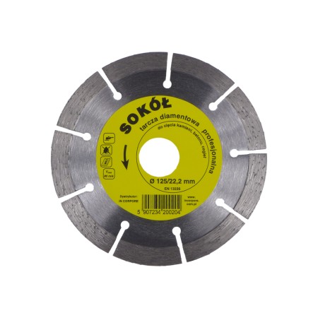 Tarcza diamentowa SOKÓŁ In Corpore do betonu i granitu
