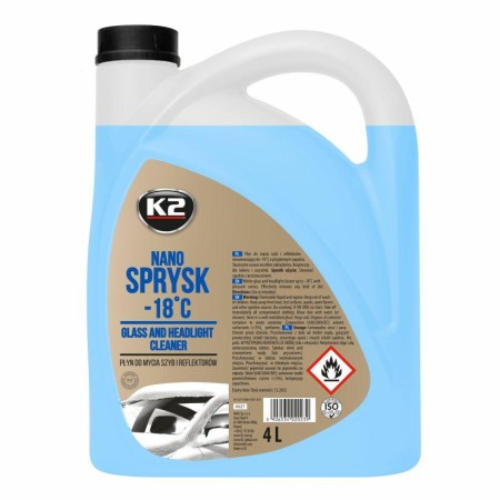 K2 ZIMOWY PŁYN DO SPRYSKIWACZY -18st K2 NANO SPRYSK -18C  4L
