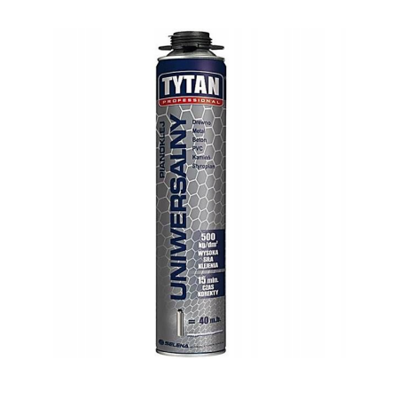 TYTAN PIANOKLEJ PISTOLETOWY DO PŁYT GK 830ml PROFESSIONAL