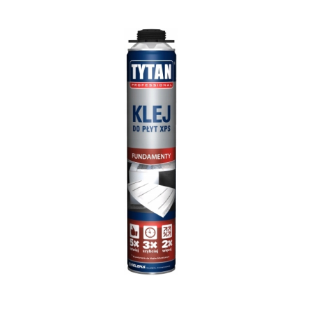 TYTAN KLEJ DO PŁYT XPS PISTOLETOWY 750ml