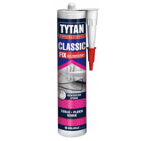TYTAN KLEJ MONTAŻOWY BEZBARWNY CLASSIC FIX 290ml PROFESSIONAL