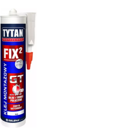 TYTAN KLEJ MONTAŻOWY BIAŁY FIX2 GT 290ml PROFESSIONAL