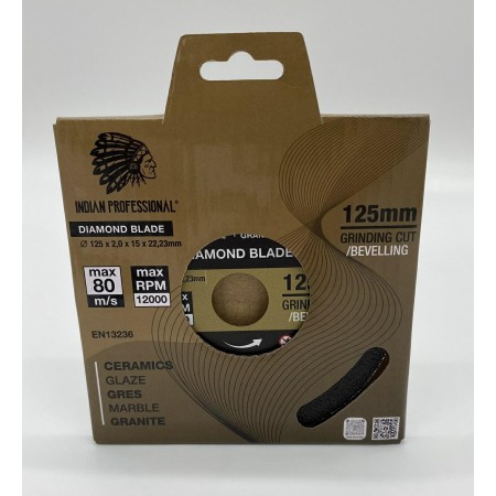 TARCZA DIAMENTOWA 125mm x 2,0mm x 22,2mm GRINDING BLADE /INDIAN PROFESSIONAL