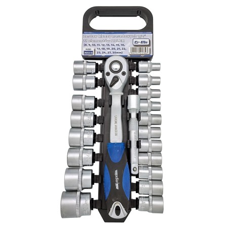ADLER ZESTAW KLUCZY NASADOWYCH 1/2" 21 ELEMENTÓW