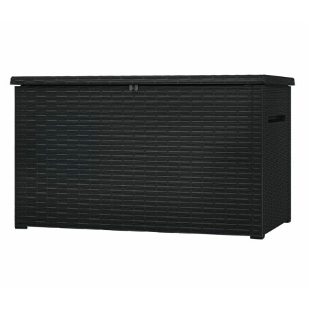 KETER SKRZYNIA OGRODOWA JAVA BOX RATTAN 870 L / GRAFITOWA