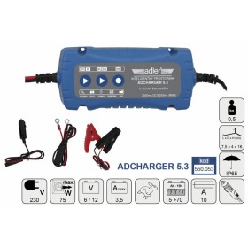 ADLER PROSTOWNIK ELEKTRONICZNY 6/12V ADCHARGER 5.3