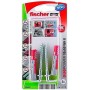 FISCHER KOŁEK DUOPOWER  10x50 Z HAKIEM PROSTYM /2szt.