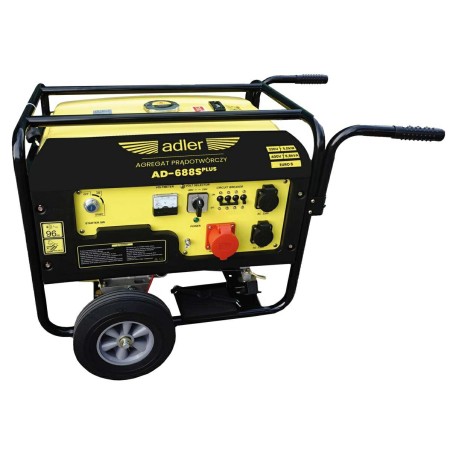ADLER GENERATOR / AGREGAT PRĄDOTWÓRCZY AD-688S plus 6,8kVA / 6,2 kW / 230/400V