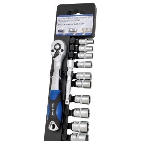 ADLER ZESTAW KLUCZY NASADOWYCH 1/4" 12 ELEMENTÓW
